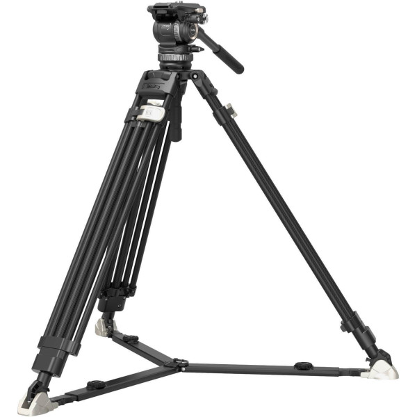 SmallRig 4465 AD-Pro8 Trepied Video Carbon FreeBlazer, Cap Fluid PH8, Contrabalans 6 Trepte, Touch-and-Go, Sarcina 8 kg, 196 cm