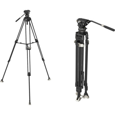 trepied carbon smallrig ad-100 picioare fibra carbon tije flip lock spikes si geanta transport