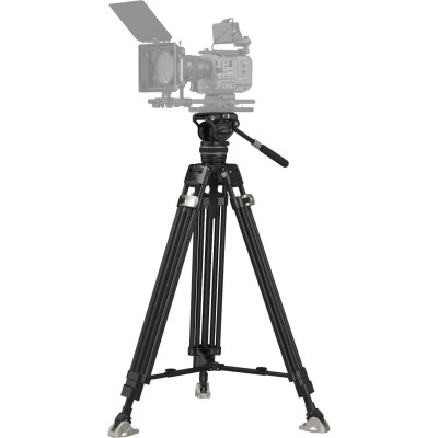 placa de montare rapida snap-on dji rs3 pro si manfrotto 501pl pe cap fluid smallrig