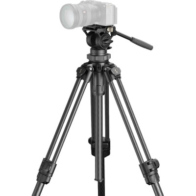 Avatar-Shop|SmallRig 4420 AD-50 Pro Trepied Video Carbon, Tehnologie FreeSpeed One-Step, Cap Fluid, Sarcina 6 kg, Snap-on QR, Ultra-Usor|SmallRig