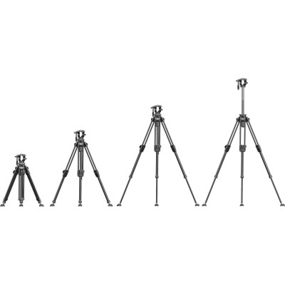Avatar-Shop|SmallRig 4420 AD-50 Pro Trepied Video Carbon, Tehnologie FreeSpeed One-Step, Cap Fluid, Sarcina 6 kg, Snap-on QR, Ultra-Usor|SmallRig