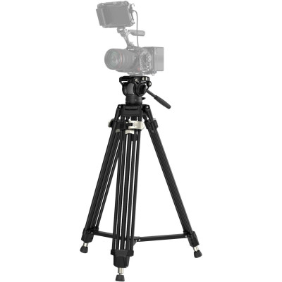 smallrig ad-80 freeblazer aluminium video tripod kit 4163 cap fluid inaltime 191cm setup profesional