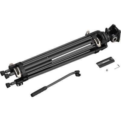 SmallRig 3751 Trepied Video Aluminiu Heavy-Duty AD-01, Cap Fluid, Sarcina 8 kg, Inaltime 186 cm, Sistem Quick-Release Manfrotto