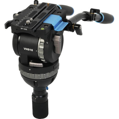 cap video profesional sirui vhs18 sarcina 18kg reglaj hidraulic si contrabalans precizie