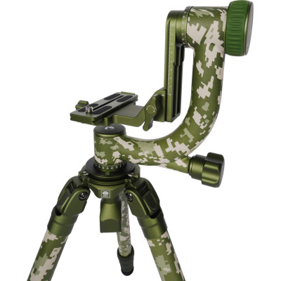 cap gimbal carbon sirui ch20 rotire panoramica 360 grade sarcina 20kg teleobiective