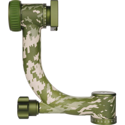 Sirui CT-3204 + CH20 Kit Trepied Carbon si Cap Gimbal Camuflaj, Sarcina 20 kg, Baza Nivelare, Ideal pentru wildlife