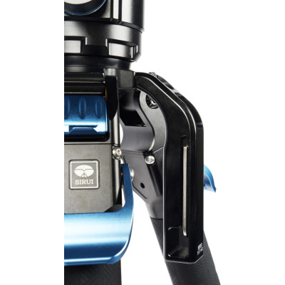 Sirui SVT-75 Pro Trepied Video Carbon, Sistem Rapid One-Step, Bol 75 mm, Sarcina 25 kg, Mid-Spreader, Maner Quick Release Inclus