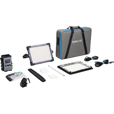 Kit complet Nanlite Alien 300C in geanta de transport profesionala
