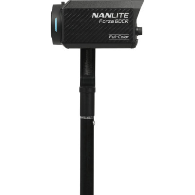 Detaliu antena CRMX si porturi conexiune Nanlite Forza 60CR