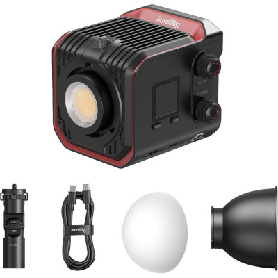 SmallRig 4893 RC 100B, Lampa Video LED Bi-Color, 100W, 2700K-6500K, Alimentare V-Mount/NP-F/USB-C, Control App, Mini-Mount