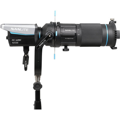 Nanlite PJ-FMM-18-36 Proiector cu Zoom 18°-36° pentru Montura FM, Proiector GOBO, Compatibil Forza 60, 60B, 150, 150B