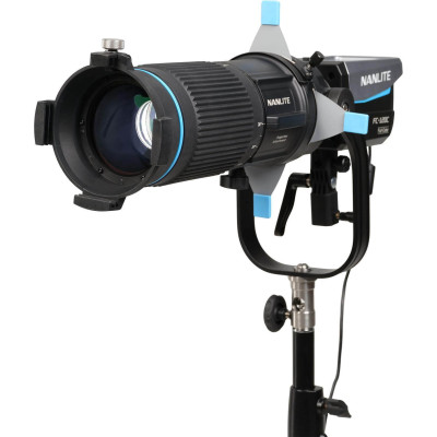 kit nanlite pj-fmm-18-36 proiector zoom geanta transport gobo m-size inclus suport geluri