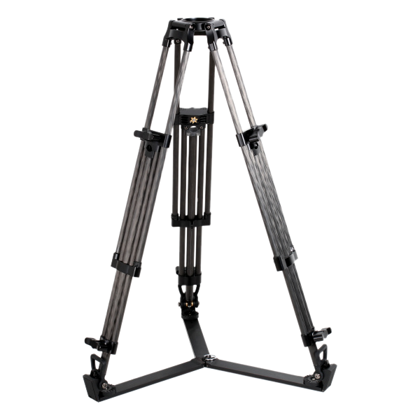 Sirui BCT-2203 Trepied Video Carbon Broadcasting, Inaltime maxima 160 cm, Bol 75 mm, Sarcina 10 kg, Spreader Sol si Mediu Inclus