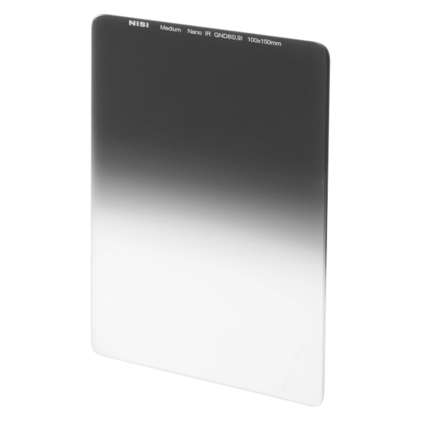 NiSi Nano IRGND Medium 100x150mm ND8 0.9, Filtru Gradient Densitate Neutra, Sticla Optica H-K9L, Acoperire Nano, Protectie