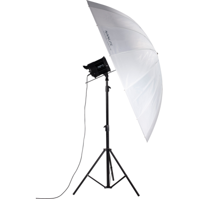 Avatar-Shop|Nanlite Silver Shallow 180 cm Umbrela Foto, 16 Tije Fibra de Sticla, Ax 8 mm, Contrast Ridicat, Argintiu|Nanlite