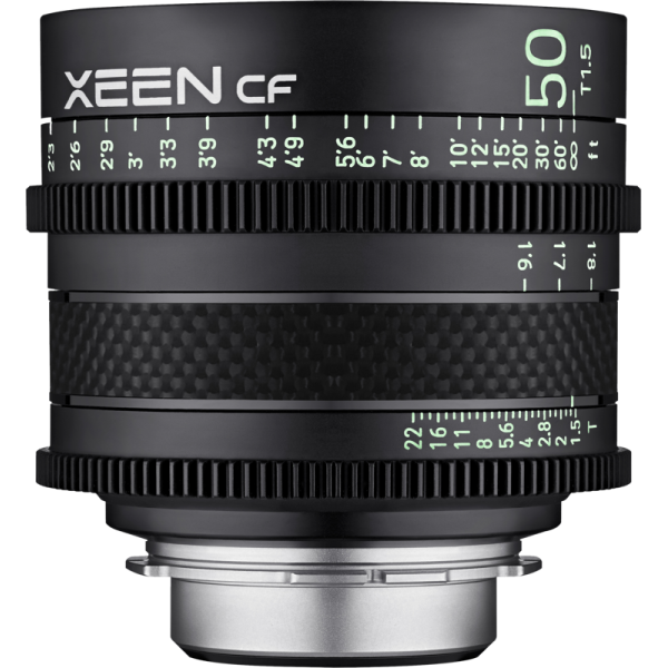 Samyang Xeen CF 50mm T1.5 PL, Obiectiv Cine, Montura PL, Diafragma T1.5, Focalizare Manuala