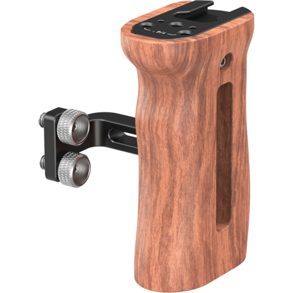 SmallRig 2093 Handle Wooden Universal Side, Maner universal din lemn pentru carcasa camera foto video mirrorless