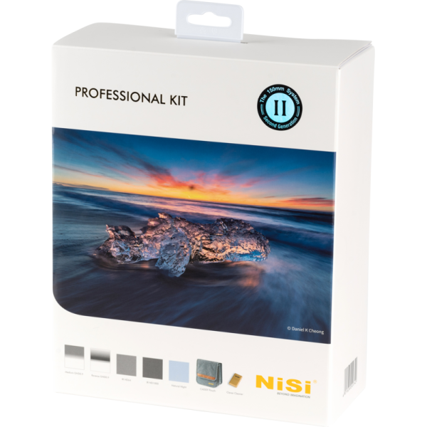 NiSi Kit Filtre Patrate 150mm Professional II Caddy, Polarizator, IRND64 6 Stopuri, IRND1000 10 Stopuri, GND8 Soft, Hard si