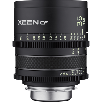 Samyang Xeen CF 35mm T1.5 PL, Obiectiv Cinema, Montura PL, Focalizare Fixa, Diafragma T1.5