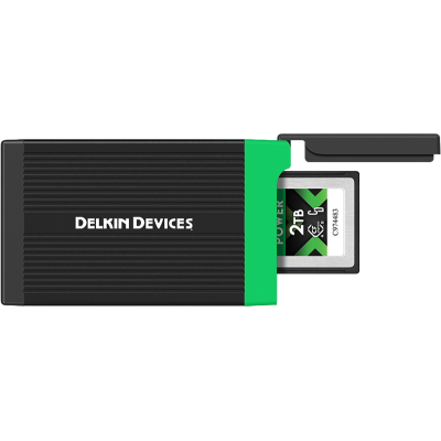 Avatar Shop|Cfexpress USB 3.1 Gen 2, Delkin Cardreader CFexpress Type B Aluminum, Cititor carduri CFExpress|DELKIN