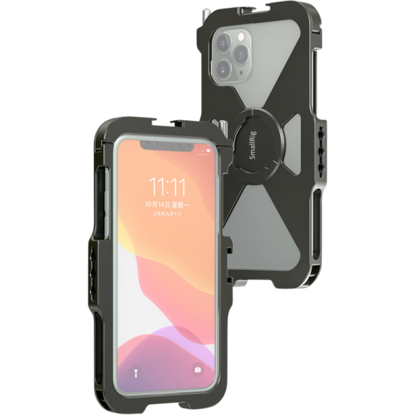 SmallRig 2471 Pro Mobile Cage for iPhone 11 Pro, Carcasa dedicata iPhone 11 Pro