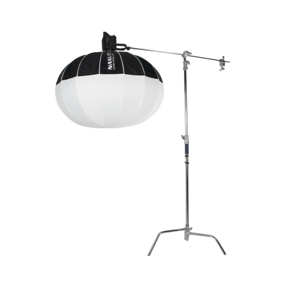 Avatar-Shop|Nanlite LT-120 Lantern Softbox 120 cm, Iluminare Omnidirectionala 270 Grade, Montura Bowens, Include Fuste Control, Alb|Nanlite