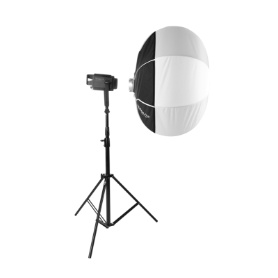Avatar-Shop|Nanlite LT-80 Lantern Softbox 80 cm, Iluminare Omnidirectionala 270 Grade, Montura Bowens, Include Skirt Set, Alb|Nanlite