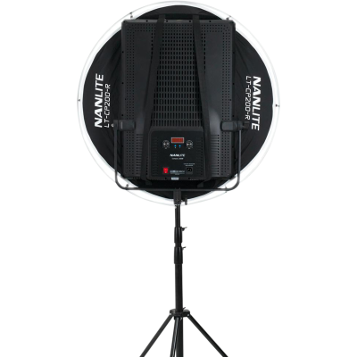 Avatar-Shop|Nanlite Softbox dedicat Compac 200 si 200B, Lantern Softbox, Design Rapid-Fold, Unghi 270 Grade, Montare Magnetica, Alb|Nanlite