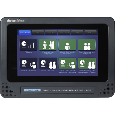Datavideo TPC-700P Multifunctional touchpanel with PoE