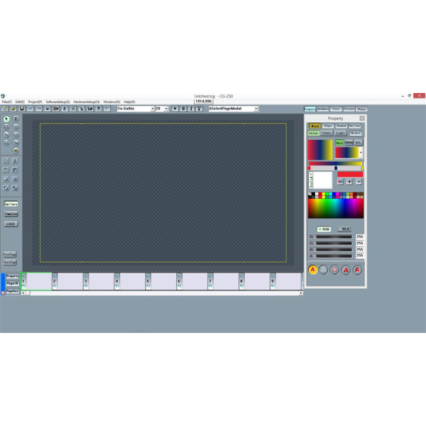 Datavideo CG-250 SD/HD Character generator software