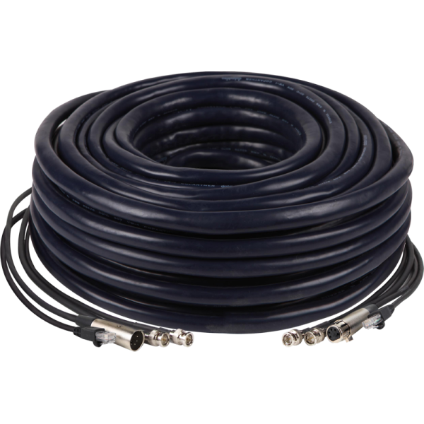 Datavideo CB-30 Multi cable 5p-XLR, 2xBNC, 2xRJ45 (30m)