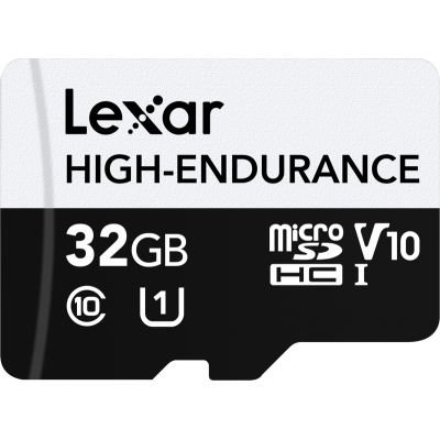 Lexar microSDHC High-Endurance UHS-I/U1/10 R100/W30 (V10) 32GB, Card memorie