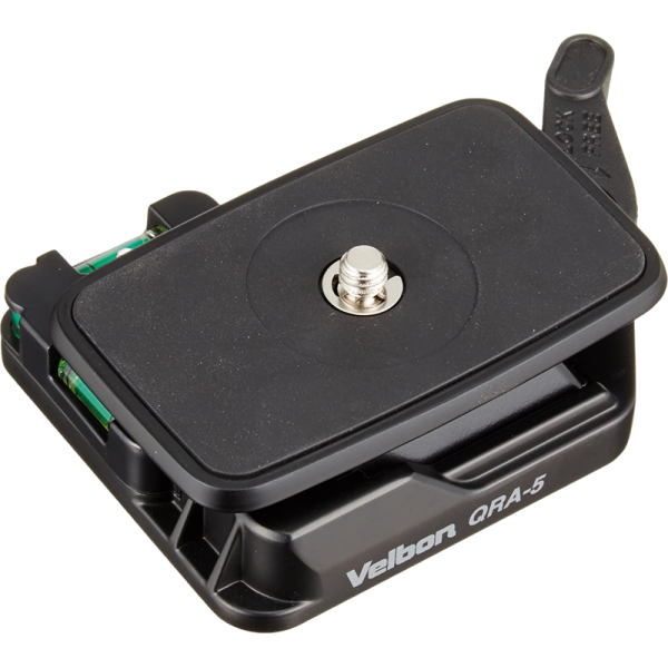 Velbon Quick Release Adapter QRA-5, Patina trepied foto video cu boloboc