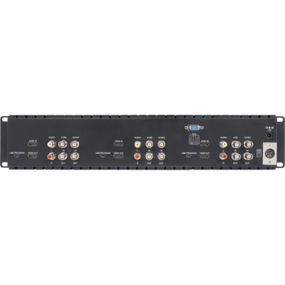 Avatar Shop|Seetec T51 Monitor Broadcast Rack 2RU Triplu 5 inch, Rezolutie 800x480, Intrare/Iesire 3G-SDI HDMI CVBS, Tally Light, Metal|SEETEC