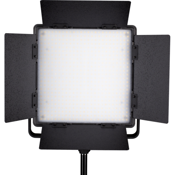 Nanlite 600CSA Panou LED Bi-Color, 36W, 3200K-5600K, 3245 Lux, Montura V-Mount, Barn doors, Racire pasiva
