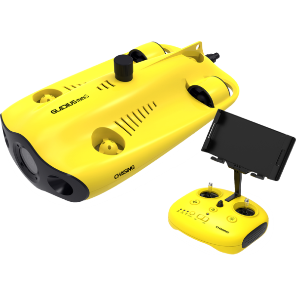Chasing Gladius Mini S Drona Subacvatica 100m, Camera 4K EIS, 5 Motoare, Suport Brat Robotic, 4 Ore Autonomie
