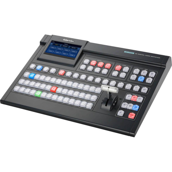 Datavideo SE-4000 Mixer Video UHD 4K, 12 Intrari (8x 12G-SDI, 4x HDMI), Touchscreen 5", Chroma Key, Scaler per Intrare
