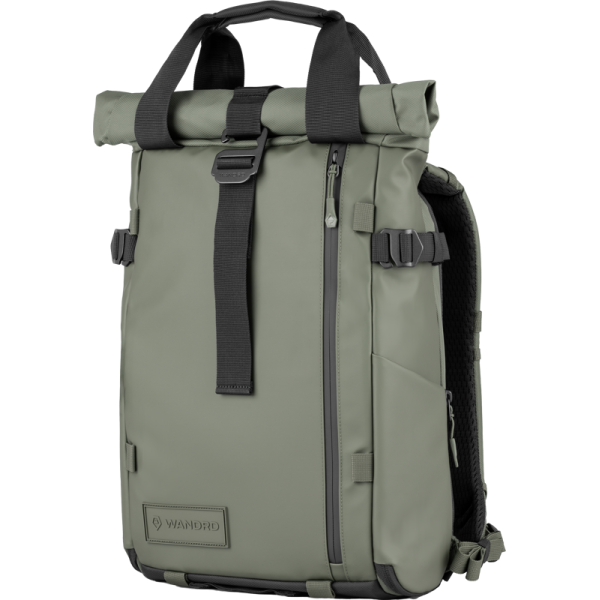 WANDRD PRVKE 15L Photo Bundle, Rucsac Foto, Wasatch Green, Camera Cube Inclus, Acces Lateral Quick-Draw