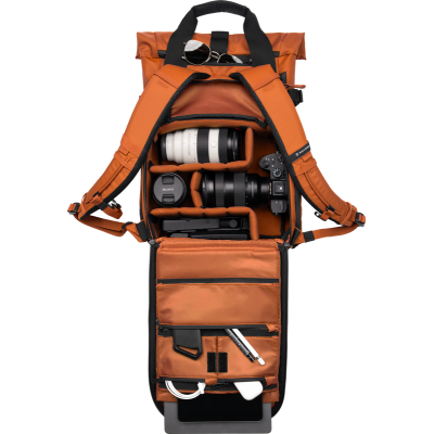 Avatar Shop|WANDRD PRVKE 15L Photo Bundle, Rucsac Foto, Culoare Sedona Orange, Capacitate 15L, Camera Cube Inclus, Acces Lateral Quick-Draw|WANDRD