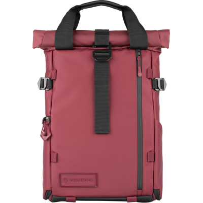Avatar Shop|WANDRD PRVKE 15L Photo Bundle Rhone Burgundy, Rucsac Foto, Camera Cube Inclus, Acces Lateral Quick-Draw, Roll-Top Extensibil|WANDRD