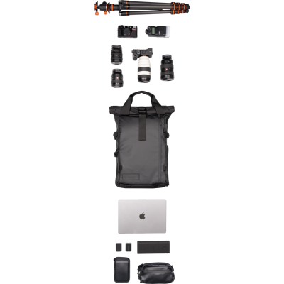 Avatar Shop|WANDRD PRVKE 21L Photo Bundle, Rucsac Foto, Culoare Negru, Camera Cube Inclus, Compartiment Laptop, Inchidere Roll-Top|WANDRD