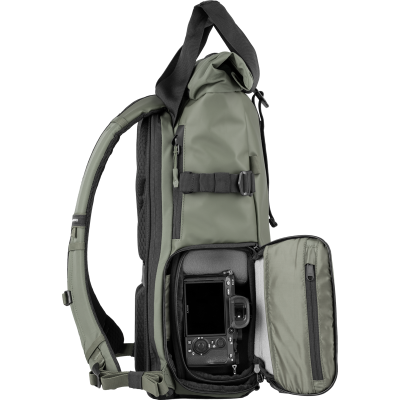 Avatar Shop|WANDRD PRVKE 21L Photo Bundle Wasatch Green, Rucsac Foto, Camera Cube Inclus, Compartiment Laptop, Inchidere Roll-Top|WANDRD