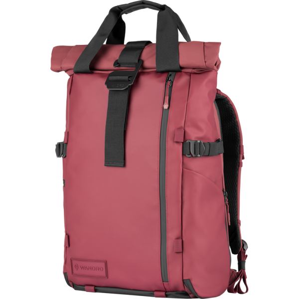 WANDRD PRVKE 31L Rhone Burgundy, Rucsac Bag Only, Tarpaulin si Nylon Balistic, Compartiment Laptop Suspendat