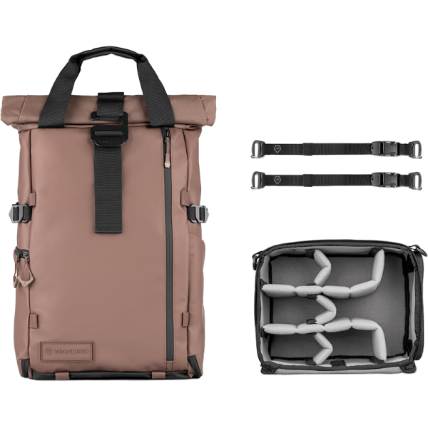 WANDRD PRVKE 31L Photo Bundle, Rucsac Foto, Culoare Atacama Clay, Camera Cube Inclus, Compartiment Laptop, Inchidere Roll-Top