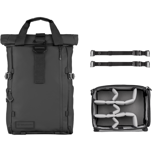 WANDRD PRVKE 41L Photo Bundle, Rucsac Foto, Negru, Camera Cube Deep, Capacitate 41 Litri
