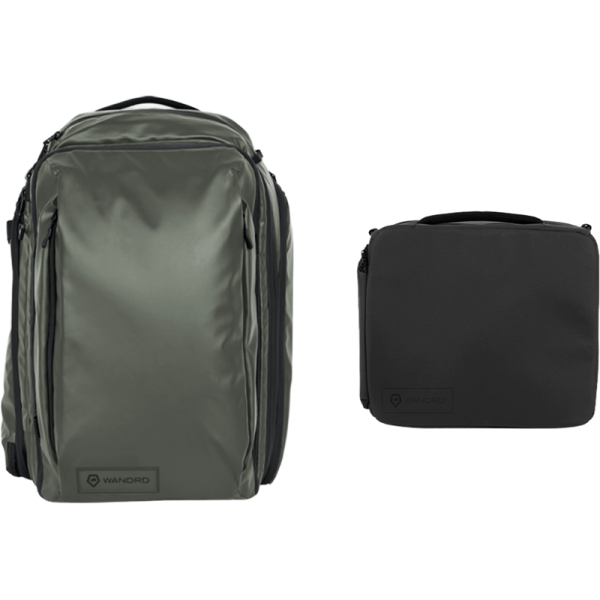 WANDRD Transit Travel Backpack Photo Bundle 35L Wasatch Green