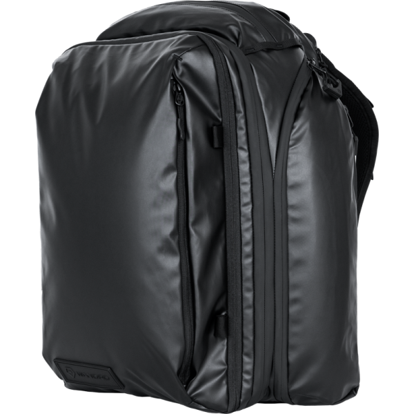 WANDRD Transit Travel Backpack 35L, Negru, Rucsac de Calatorie, Compatibil Bagaj de Cabina, Compartiment Laptop, Curele de