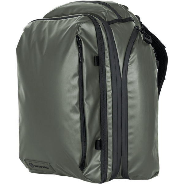 WANDRD Transit Travel Backpack 45L, Wasatch Green, Compatibil Bagaj de Cabina, Compartimente Dedicate Laptop si Tableta,