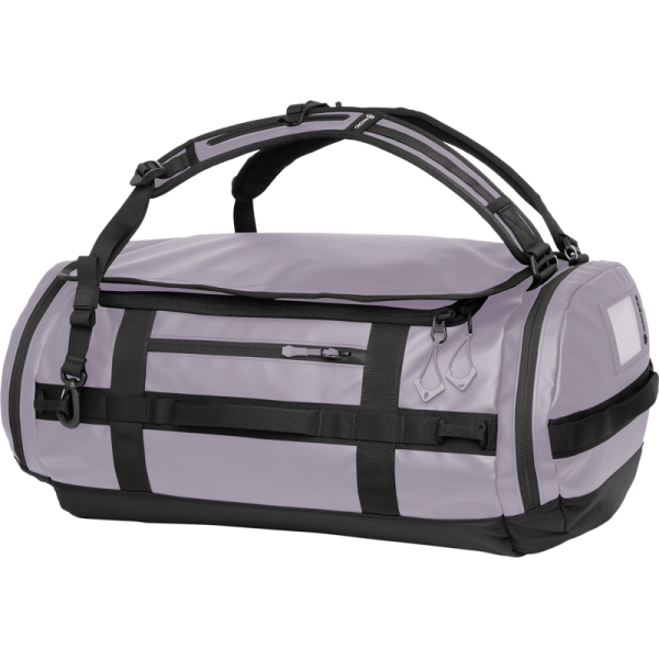 WANDRD CARRYALL Duffel 60L, Geanta Hibrid Duffel-Rucsac, Uyuni Purple, Compartiment Principal Spatios, Curele Detasabile