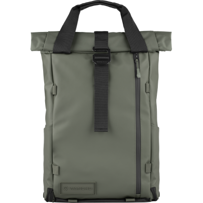 Avatar Shop|WANDRD PRVKE EDC 18L, Rucsac Urban, Culoare Wasatch Green, Acces Rapid Laptop, Roll-top Extensibil, Buzunar Ascuns AirTag|WANDRD